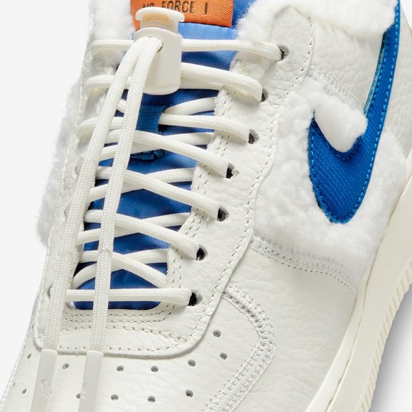 Nike Air Force 1 '07 Low Sherpa Fleece White DO6680-100 Womens sz 10 or … - Picture 5 of 11
